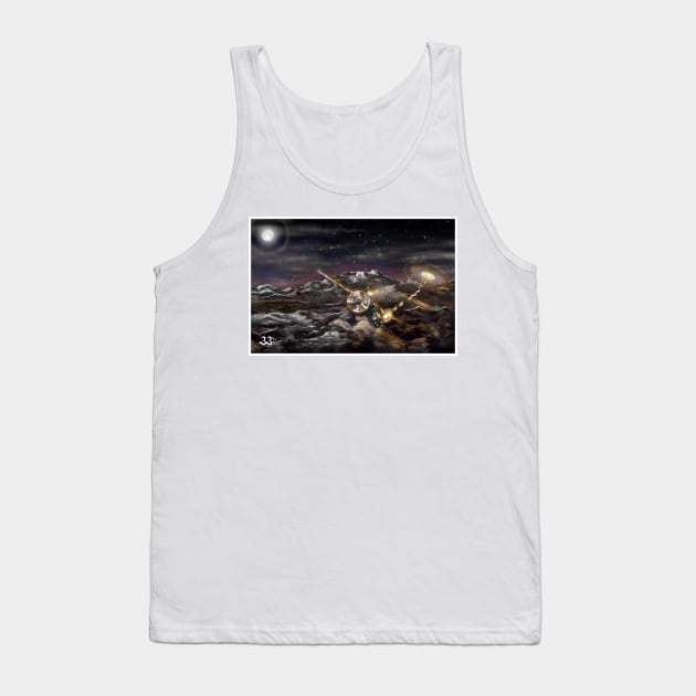 'UFOs Before Roswell: European Foo-Fighters 1940-1945' Book Cover Art (33oz, 2021) Tank Top by 33oz Creative